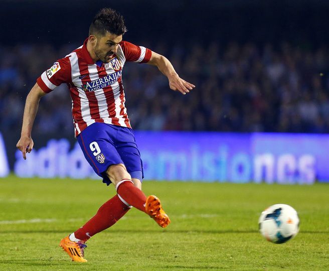 David Villa sentencia el partido en Vigo con su segundo gol a pase de Sosa